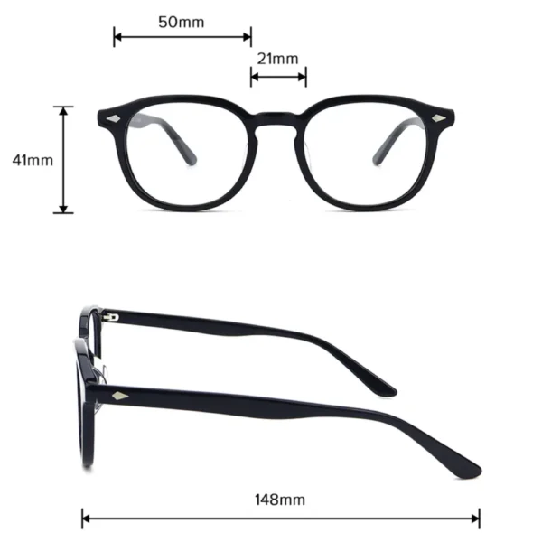 female and male round cat eye eyeglasses circle spectacle frames for men and womens- Wenzhou eyewear wholesale manufacturer (6)