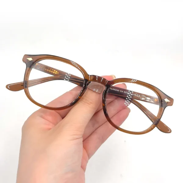 female and male round cat eye eyeglasses circle spectacle frames for men and womens- Wenzhou eyewear wholesale manufacturer (6)