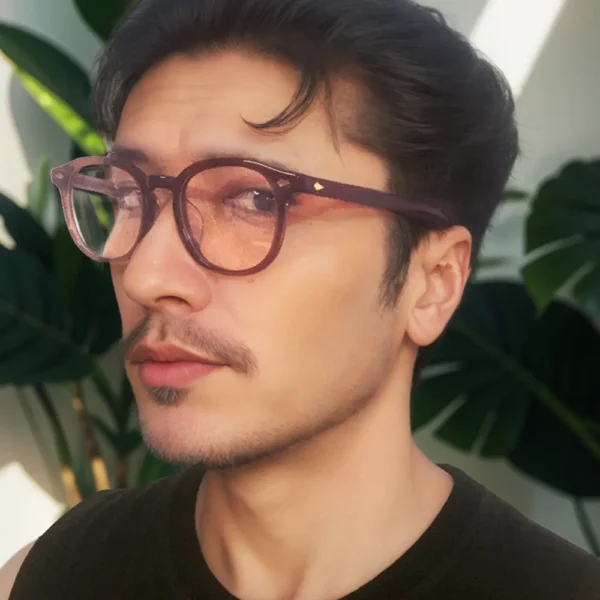 female and male round cat eye eyeglasses circle spectacle frames for men and womens- Wenzhou eyewear wholesale manufacturer (6)